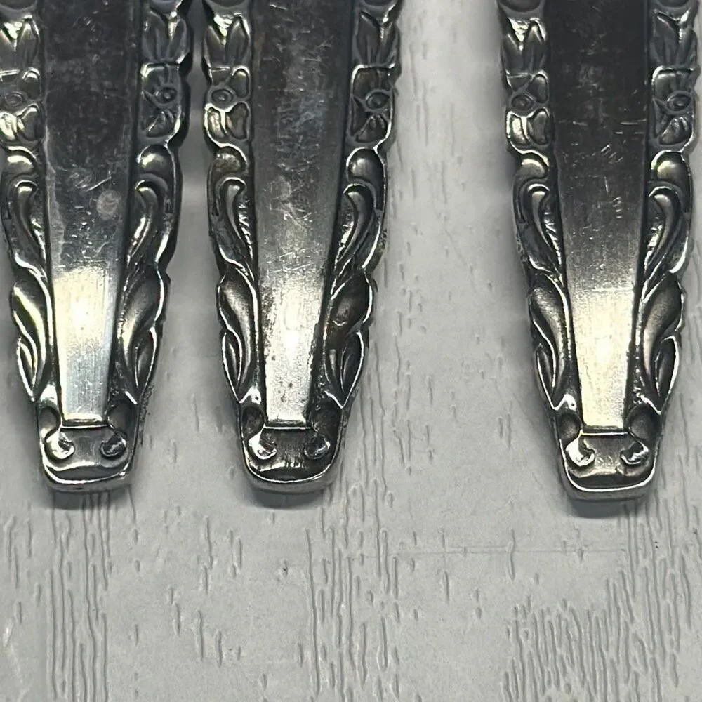 Northland Oneida Stainless Steel Love Story set 6 Cocktail Seafood Forks Japan‎